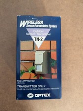 Optex TN-2 Wireless Sensor Annunciator System Outdoor Sensor Transmitter NEW