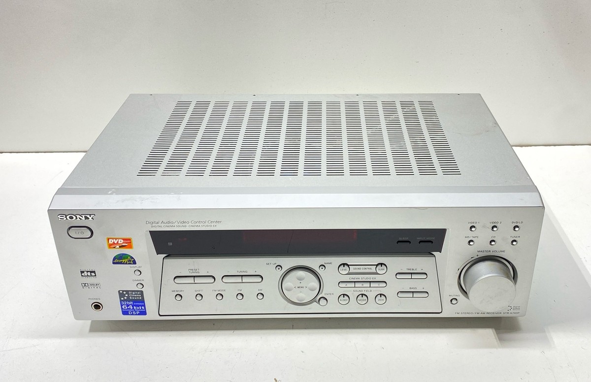 Sony STR-K740P Silver Digital Audio Video Control Center FM Stereo