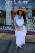 Italian White Sequin Dress #35 (Dress Only)