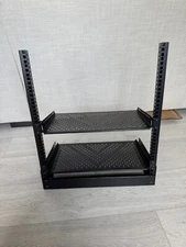 StarTech 12U Open Frame Server Rack - 19" Network Rack + 2 AC Infinity Shelfs