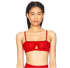 Free People WE ARE HAH Wired Bra in Siren Red -Size 30-38 A