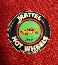 Vintage Hot Wheels Redline 1969 SNAKE Collectible Badge. Nice!