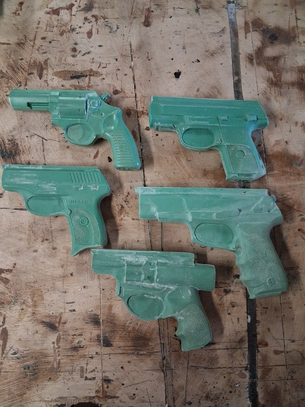 Multi-mold Holster Molding Prop For Leather, Kydex Etc.  Ruger Lot.  Not A Gun