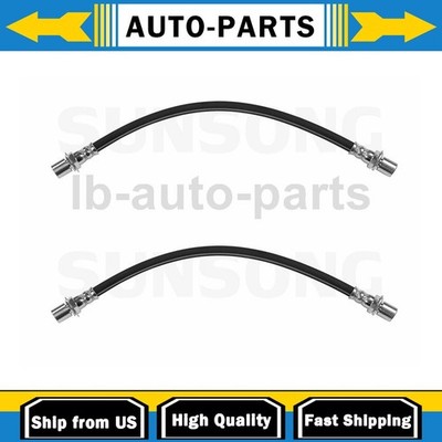 OE Front Brake Hose Line Sunsong 2PCS For Toyota Pickup 2.4L 4WD RWD 1981-1995