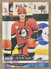 2025-26 Upper Deck Hockey UD Canvas Insert - Troy Terry Anaheim Ducks