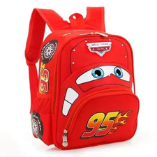 Lightning McQueen Disney Cars Kids Backpack Waterproof School Bag Boys Girls UK