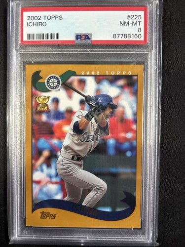 2002 Topps - Ichiro Suzuki #225 PSA 8
