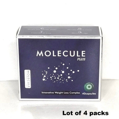   Menge 4 PACKUNGEN Molecule Plus Innovativer Gewichtsverlust Komplex 40 Pillen