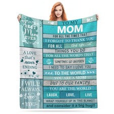 Mother's Day Blanket for Mom - Best Mom Gifts for Valentines, Christmas - 60'...