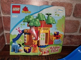 Lego DUPLO 5947 Winnie THE Pooh&rsquo;s House Complete Set *NO BOX Retired From 2011