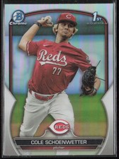 2023 Bowman Draft Cole Schoenwetter Chrome Refractor