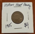1905 Indian Head Small Cent BN Bronze Business Strike Philadelphia KM#90