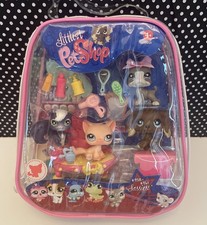 Authentic Littlest Pet Shop Lps 958 959 Cat 960 dog 961 Set Lot Spaniel