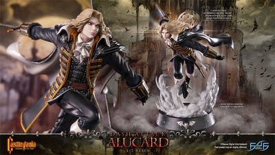 FIRST 4 FIGURES CASTLEVANIA SYMPHONY OF THE NIGHT DASH ATTACK ALUCARD Statue New