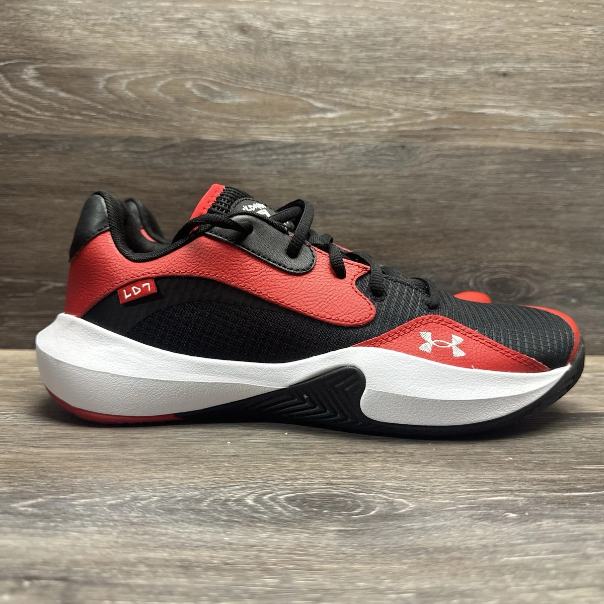 Under Armour Lockdown 6 Red Black for sale | eBay display picture 2