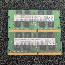 SK hynix 2x 8GB DDR4 SDRAM SO-DIMM PC4-2133 260-Pin RAM 16GB HMA41GS6AFR8N-TF