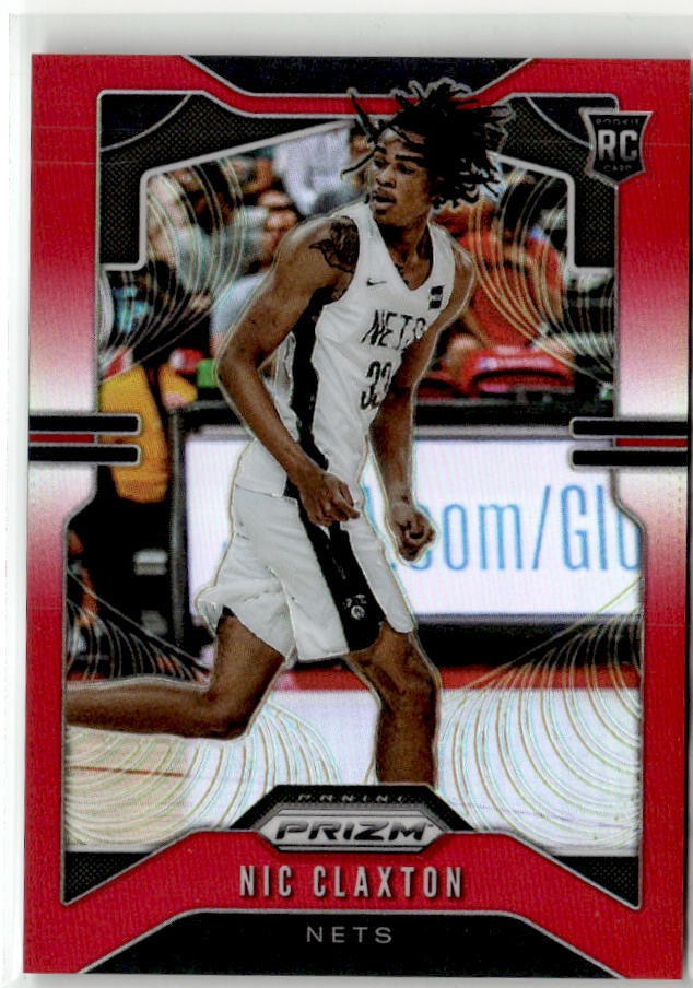 2019-20 Panini Prizm #292 Nicolas Claxton Prizms Red #/299