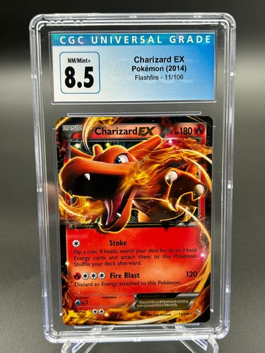 Charizard-EX graded CGC 8.5 for sale on eBay