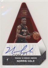2012 Panini Preferred Panini's Choice Award Rookies 14/99 Norris Cole Auto 0q3