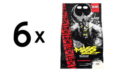 6 x Mutant Mutant Mass Extreme 2500, Cookies & Cream - 9070g (10,66 EUR/kg)