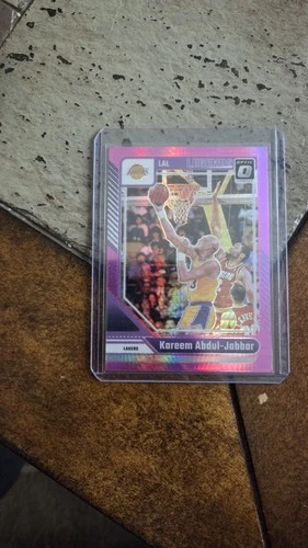 Panini 2024-25 Donruss Optic Legends Kareem Abdul-Jabbar Pink Prizm #228 Lakers