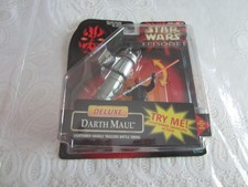 Product Image: 1998 Hasbro Star Wars, Episode 1:  Deluxe Darth Maul NIP