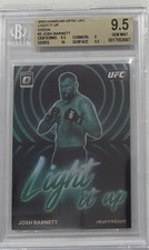 2023 Donruss Optic UFC Light It Up Josh Barnett #2/5 Green BGS 9.5