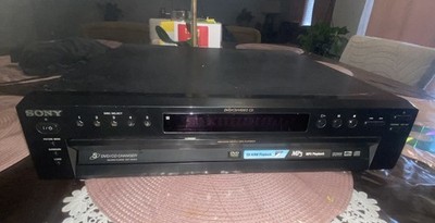 Sony CDP CE375 5-Disc Changer Black Home Audio CD Player Carousel