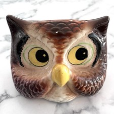 Vintage Ceramic Owl Eyeglass Holder