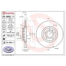 2x Bremsscheibe vorne für Seat Exeo 3R2 ST 3R5 | 26236230