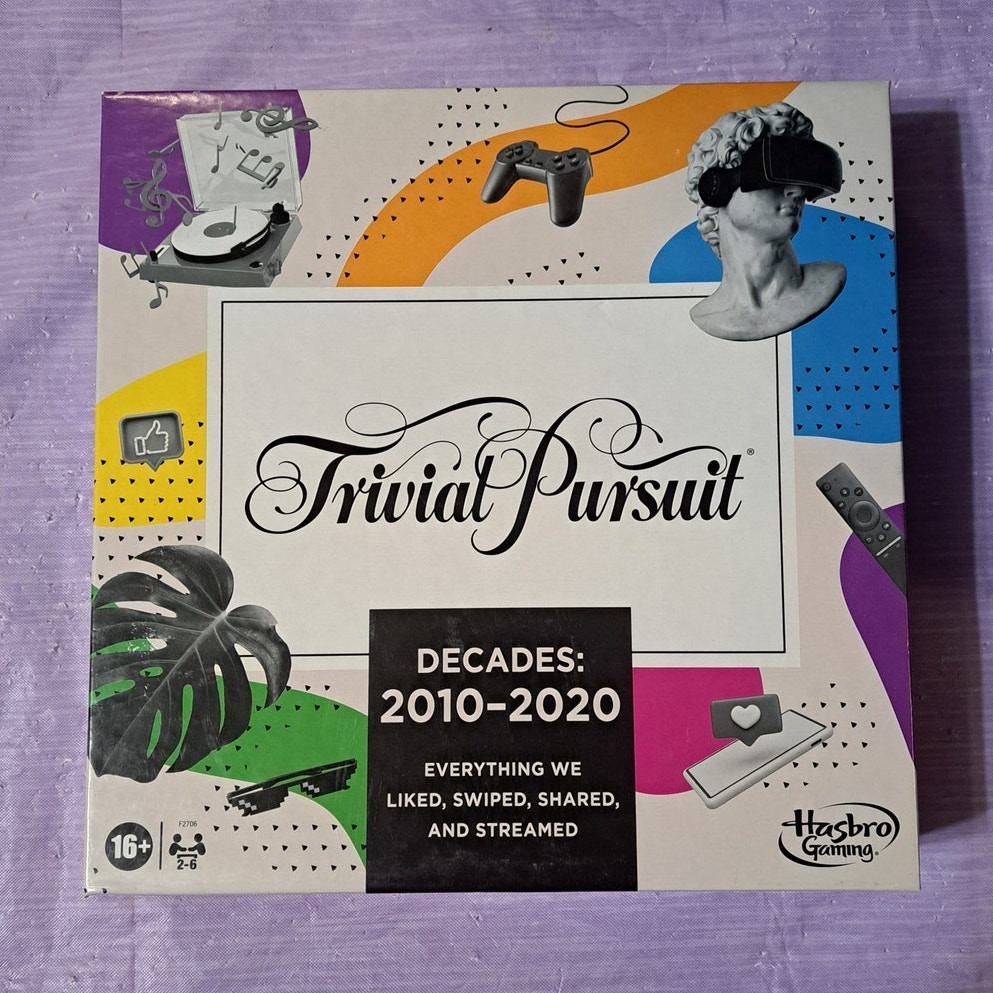 Hasbro Trivial Pursuit Decades 2010-2020 Pop Culture Trivia Board Game for Family & Friends