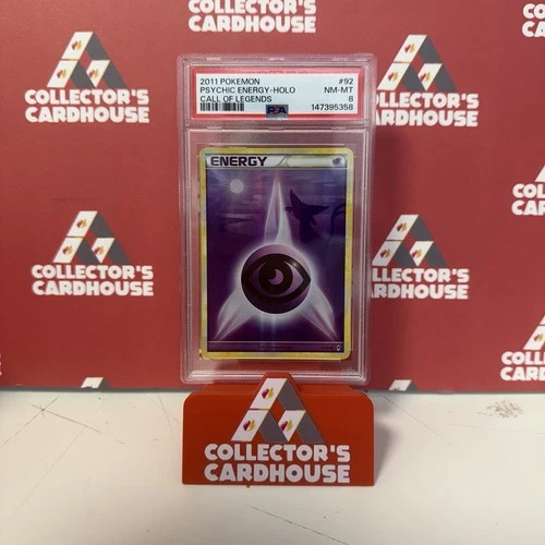 Psychic Energy (Espeon) | 92/95 | PSA 8 | Call Of Legends Holo | G20