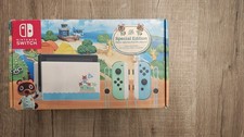 Nintendo Switch Special Edition Animal Crossing Empty Box White/Green/Blue