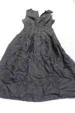 J Crew Hyacinth V-neck dress in ramie Size Small Petite S/P Black New NWT