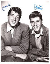 Dean Martin Jerry Lewis autographed 11x14 Picture signed Photo PSA/DNA