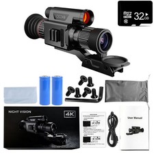 HD 4K Infrared Night Vision Monoculars Camera Hunting Surveillance Outdoor 32GB