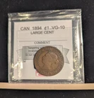 Photo of a 1894 Canada Large Cent from an eBay listing that sold on Jul 20, 2026