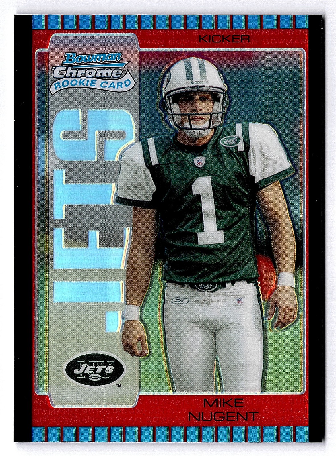 Mike Nugent Bowman Chrome #137 Red Refractor