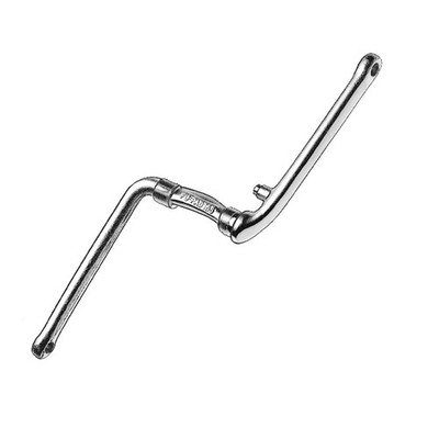 BMX-Kurbel Stahl ''One Piece Crank'', 170mm, Hi-Ten, silber (1 Set)