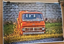 Poster Chevy Van G Series 1964-66  Size 19 X 13