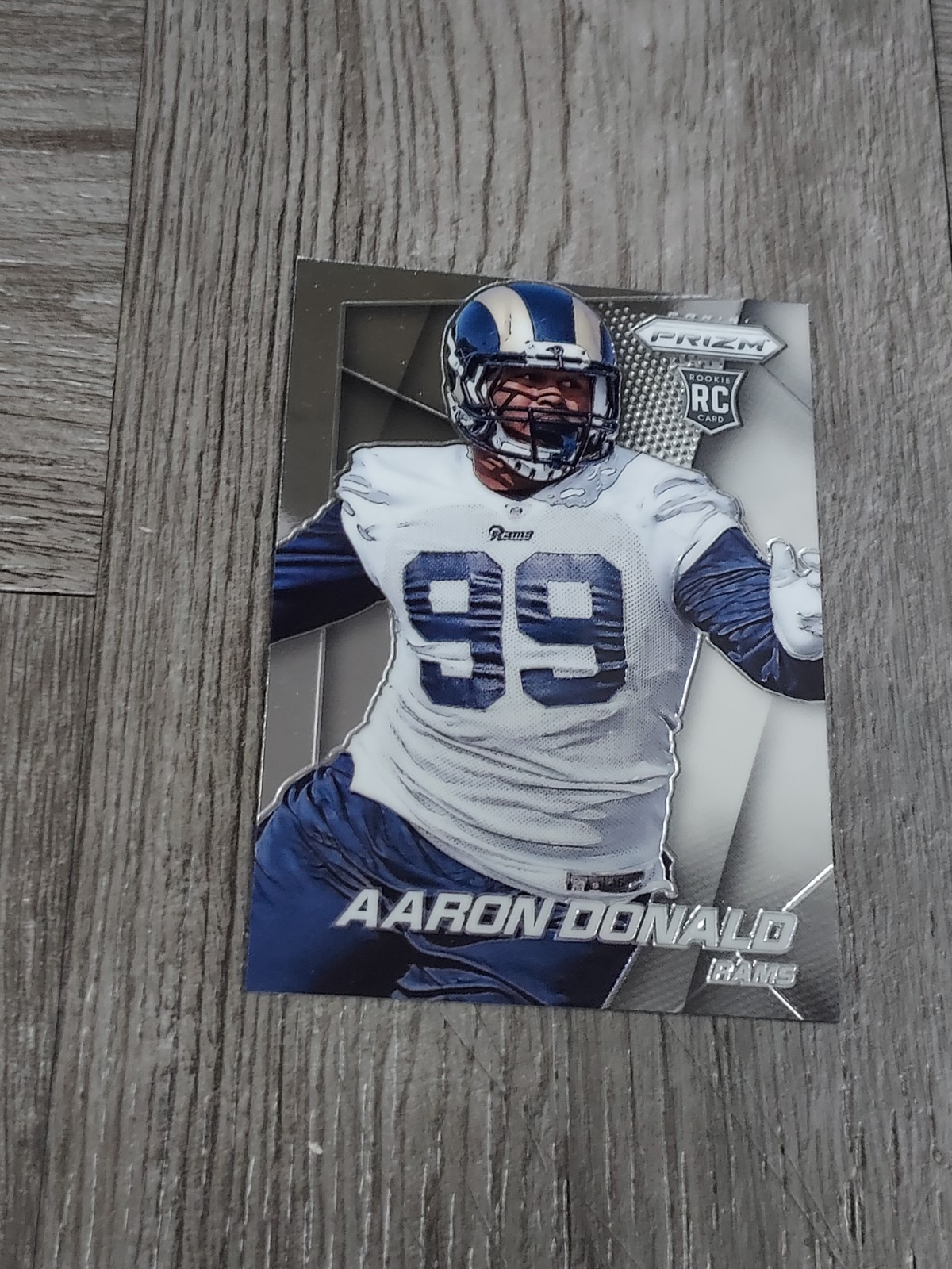 AARON DONALD 2014 PRIZM ROOKIE CARD 228. RAMS.