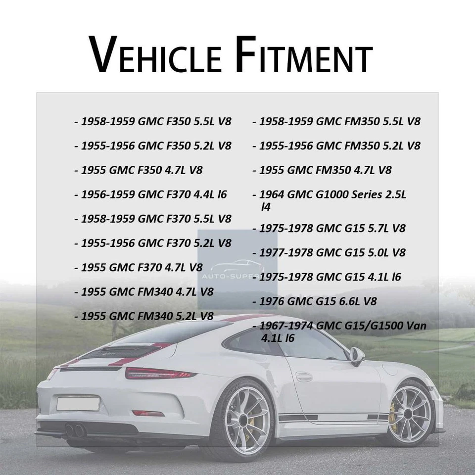 Puertas termostato refrigerante motor para camioneta GMC K15/K1500 1970 1971 1972 6,6 L Foto 3 de 4