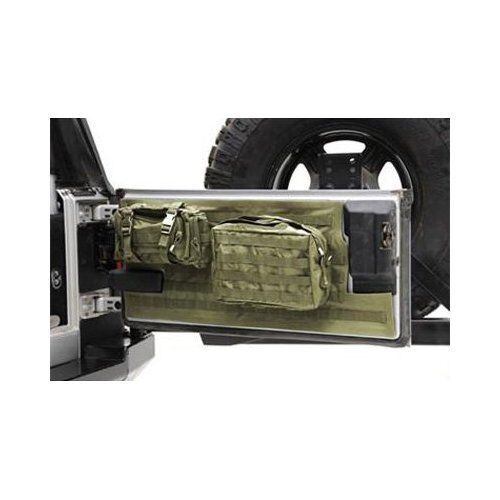 Smittybilt G.E.A.R. Tailgate Cover For 07-18 Jeep Wrangler JK 5662331 O.D. Green - Picture 2 of 2