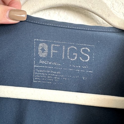 Figs Charcoal Gray Casma Pocket Scrub Top XS - Picture 4 of 5