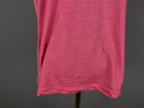 Icebreaker Womens T-Shirt Short Sleeve Merino Wool Pink Size S - Picture 3 of 12