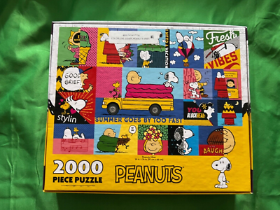 peanuts 2000 piece puzzle “Summer goes by too fast” | eBay