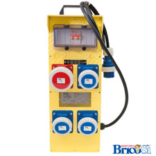 Quadro Elettrico da Cantiere portatile Multipresa 4 prese 400V 16A IP67 Trifase