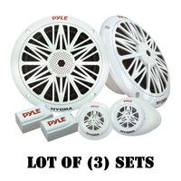 Lot Of (3) Pyle Plmr5k Dual 5.25 - 180w Water Resistant Marine Speaker System on sale Lot Of (3) Pyle Plmr5k Dual 5.25 - 180w Water Resistant Marine Speaker System on sale