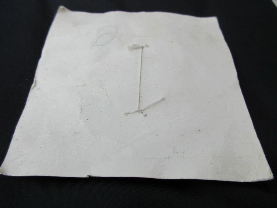 ANTIGUO VINTAGE ART NOUVEAU DECO AZUL CINTURÓN PLÁSTICO TEMPRANO RETRO VESTIDO HEBILLA ANTIGUO  Foto 4 de 4