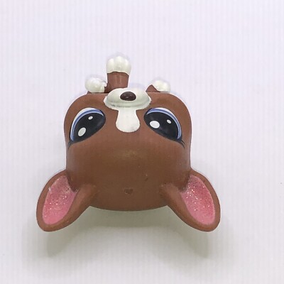 Figurine Littlest Pet Shop LPS - Chien Bulldog Français 2-92 Roxie - Collection Jouet